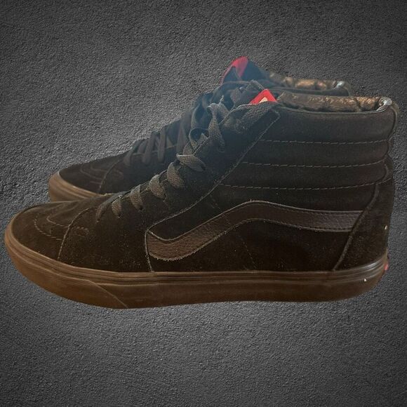 Vans Old Skool Hi Men’s size 9 shoe black skate sneakers 721454 - Picture 3 of 9